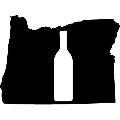 Paradise Clay CMG100 Oregon w/ Wine Bottle MAGNET
