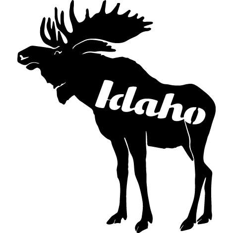 Paradise Clay CMG107 Moose w/ Idaho MAGNET