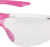 Delta Plus WELSG18CSLPINK Avion Clear Lens Slim Pink Temples