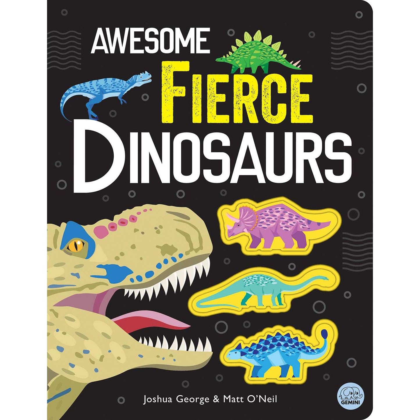 Paradise Clay PGW317 Awesome Fierce Dinosaurs - Book