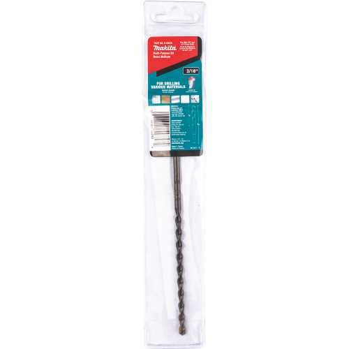 Makita B-69010 3/16" x 6" Multi˜Purpose Bit, Round Shank