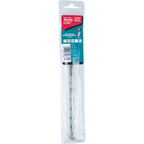 Makita B-69048 3/8" x 6" Multi‘Purpose Bit, 1/4" Hex Shank