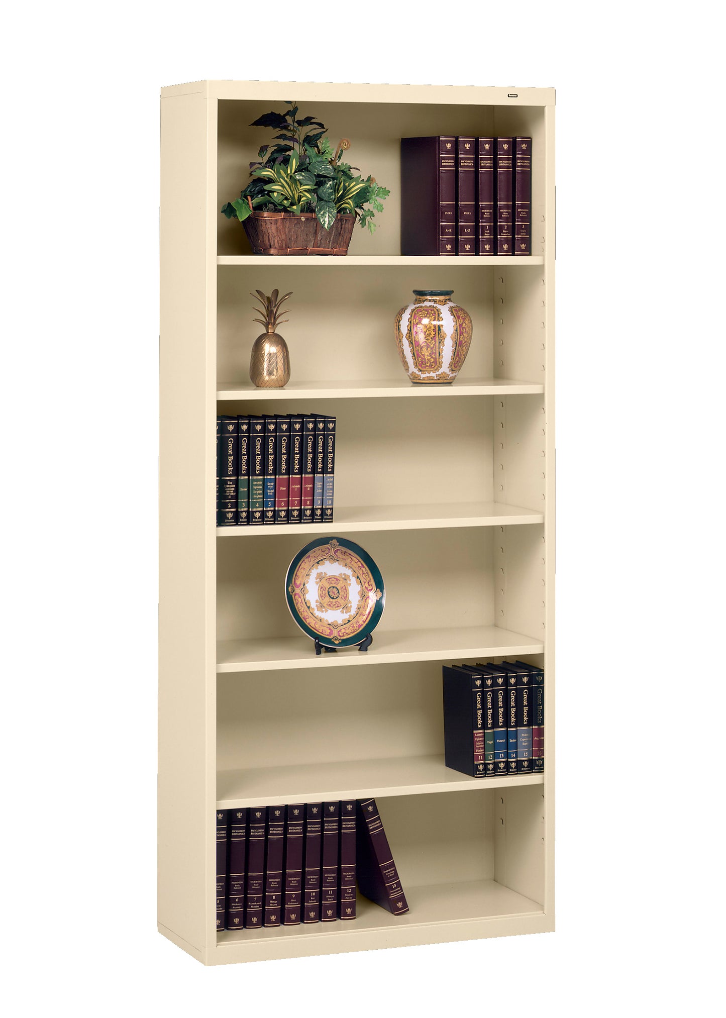 Tennsco B-78 13.5" Deep Welded Bookcase - 78" High