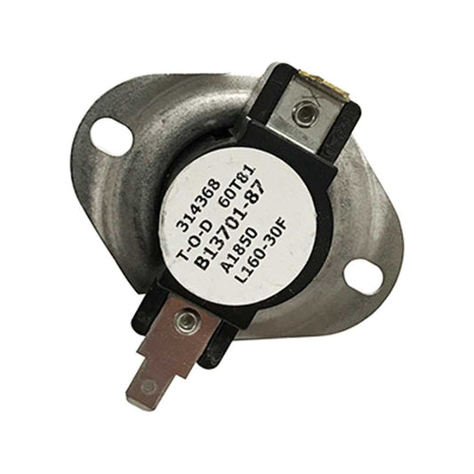 Goodman-Amana B1370187 Limit Switch, Auto, Primary, 130 to 160 degF, 3 in LG