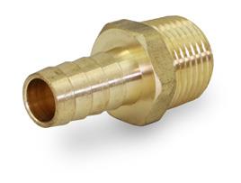 Everflow B25-1412  1/4" HOSE BARB x 1/2" MIP ADAPTER BRASS  (NOT FOR POTABLE USE)