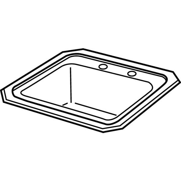 Elkay BCR15 Celebrity® Stainless Steel 15" x 15" x 6-1/8" Single Bowl Drop-in Bar Sink