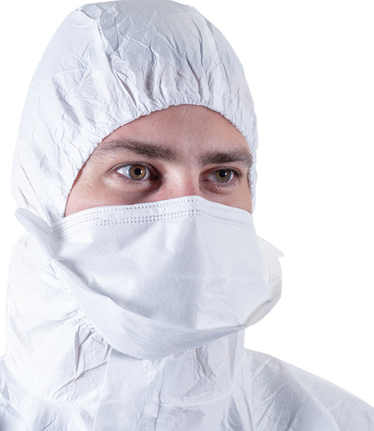 SOS Cleanroom Ansell BDBS BioClean Sterile DB Pouch-Style Face Mask Class 10 (ISO 4)