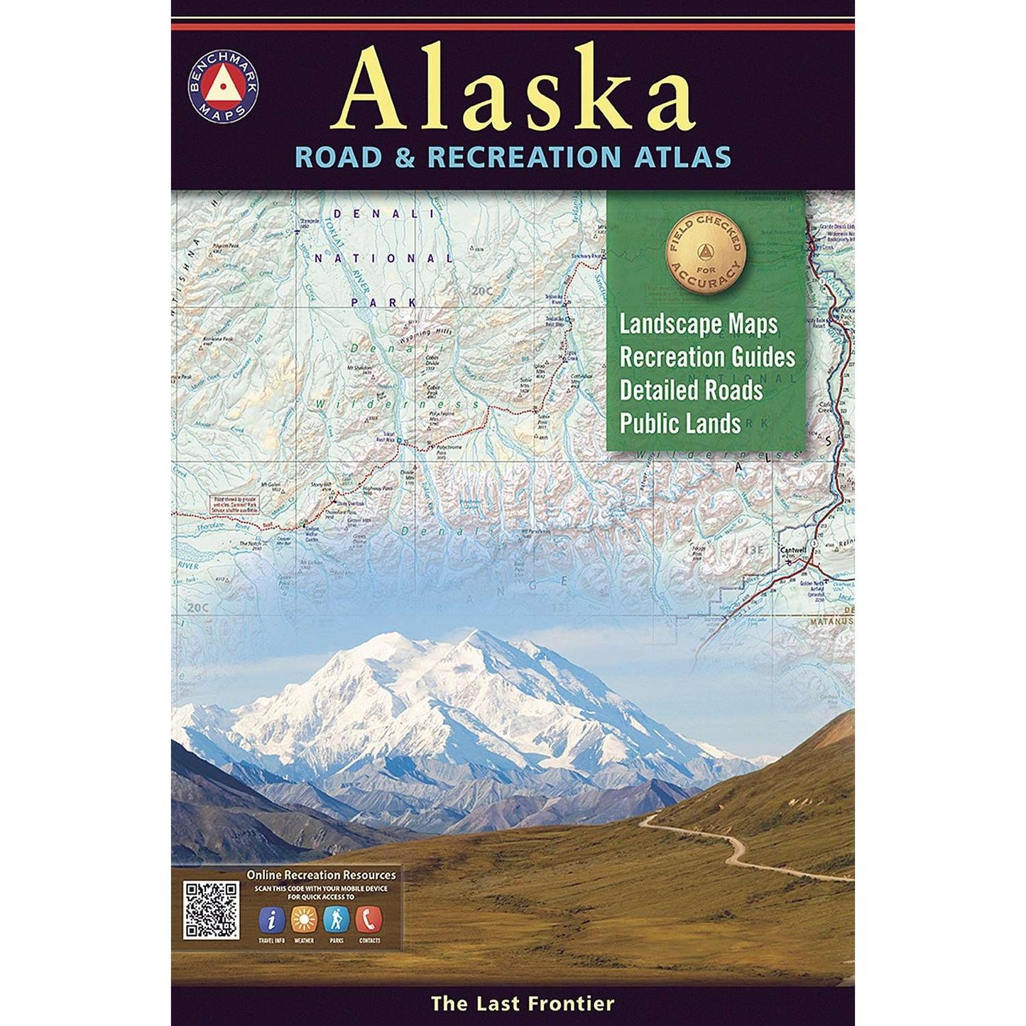 Paradise Clay BEN027 Alaska Benchmark Road & Recreation Atlas - Book