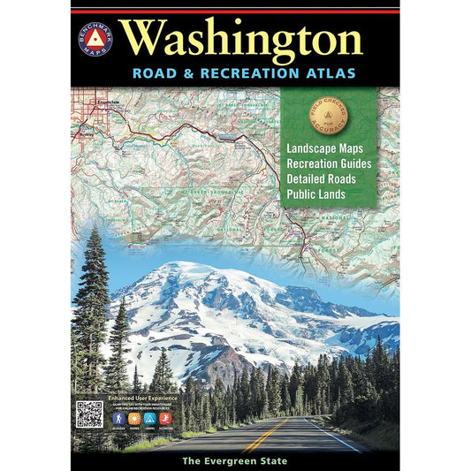 Paradise Clay BEN035 Washington Road and Recreation Atlas 2021 9th Ed. - Book