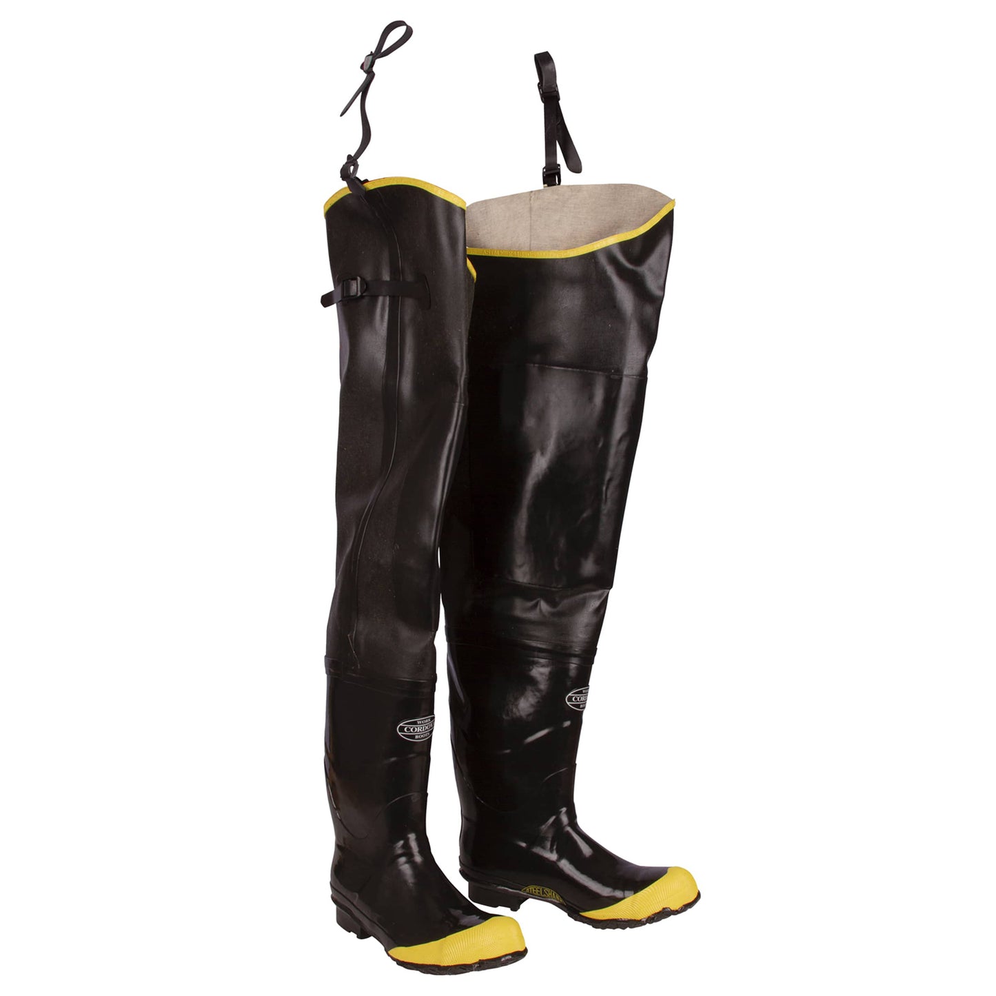 Cordova Safety BHS-08 Boots, Rubber, Hip, Steel-Toe