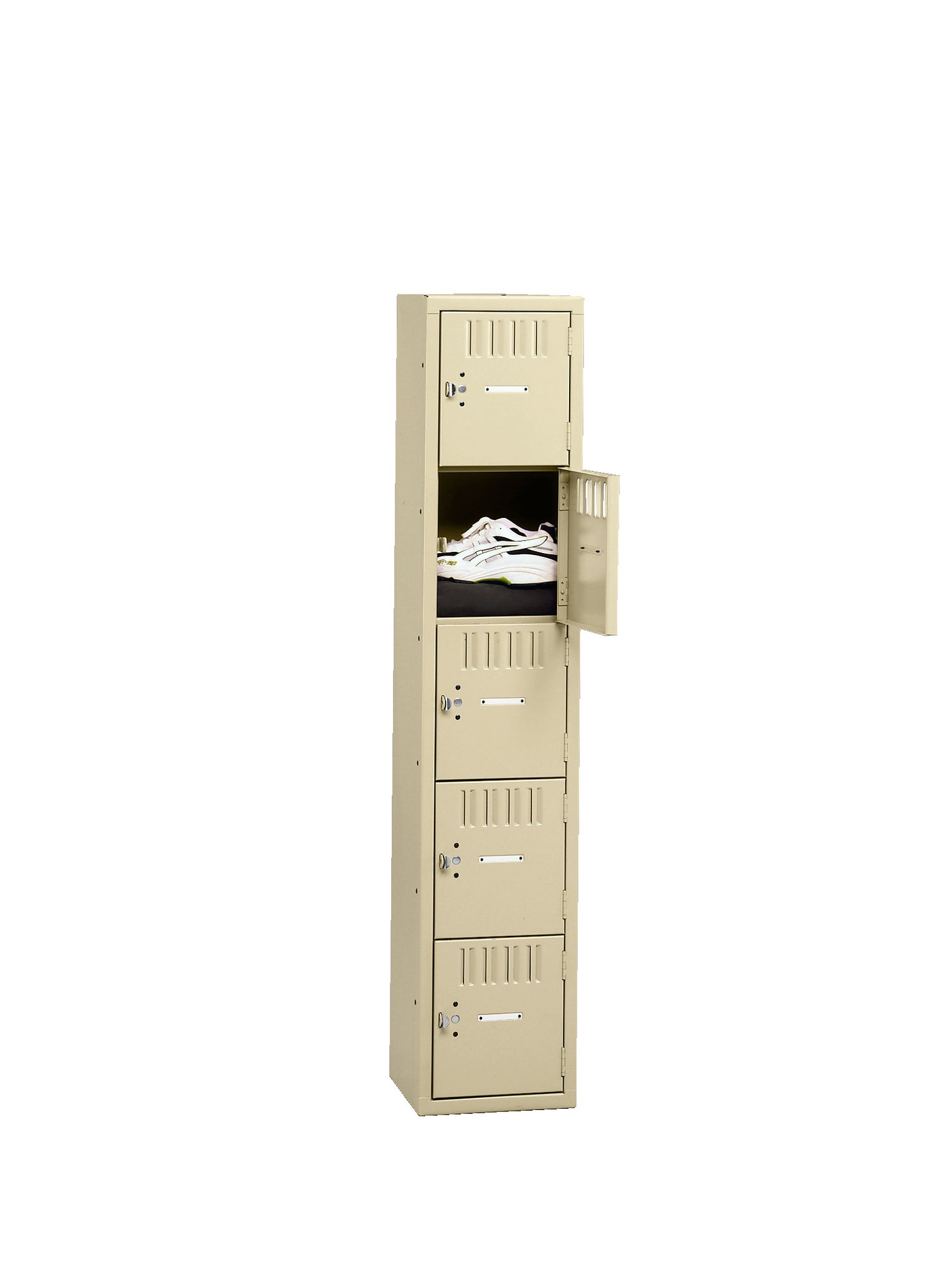 Tennsco BS5-121512-A 5 High Box Locker - One Wide, No Legs (Assembled)