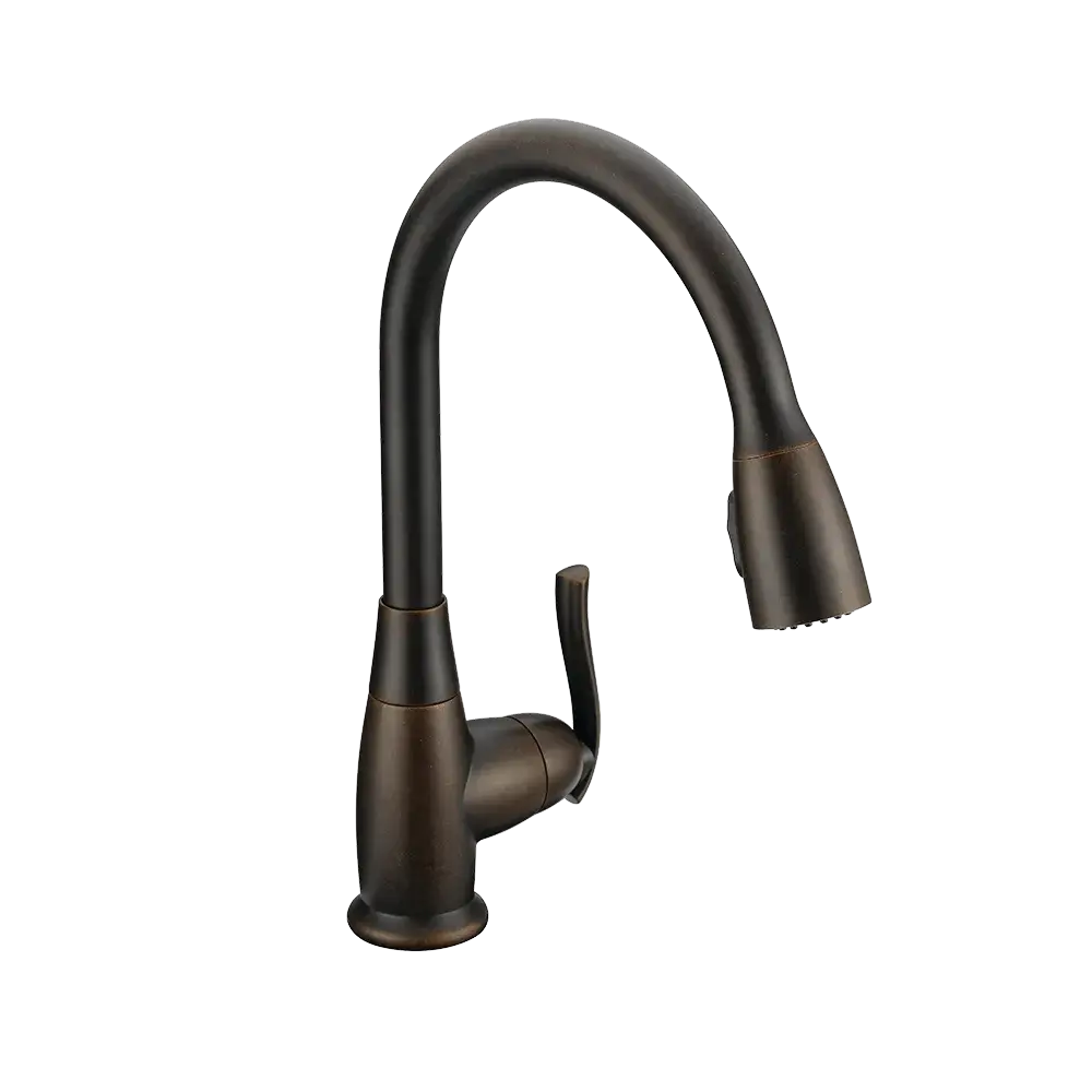 Matco-Norca BL-151ORB Builder Light Single Handle Pull-Down Kitchen Faucet, Oil-Rubbed Bronze