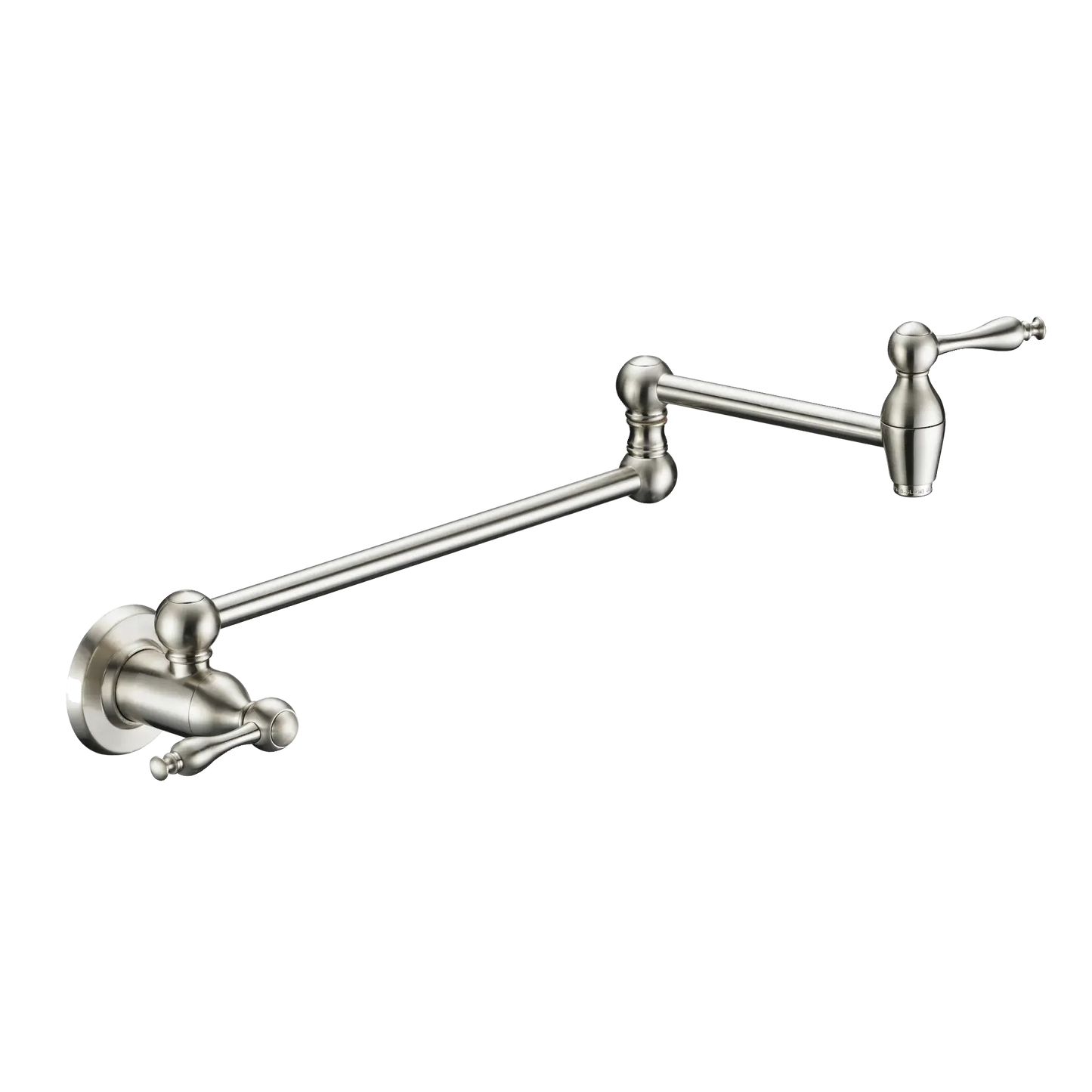 Matco-Norca BL-190SS Builder Light Single Handle Wall Mount Pot Filler Faucet, Stainless Steel