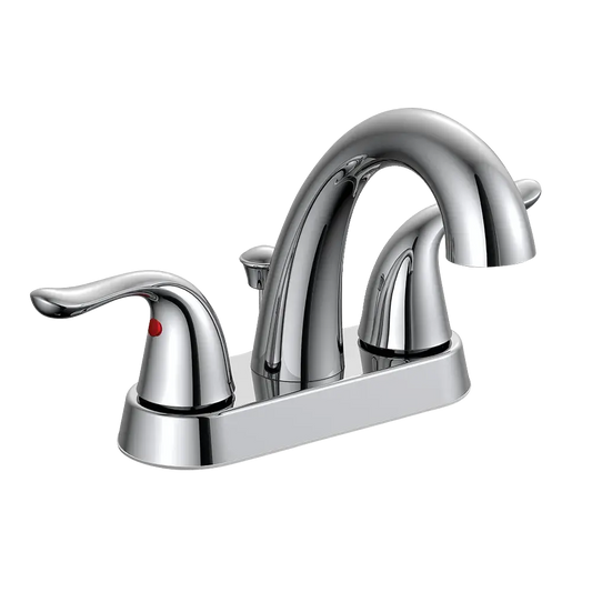 Matco-Norca BL-420C Builder Light Two Handle 4" Lavatory Faucet, Chrome