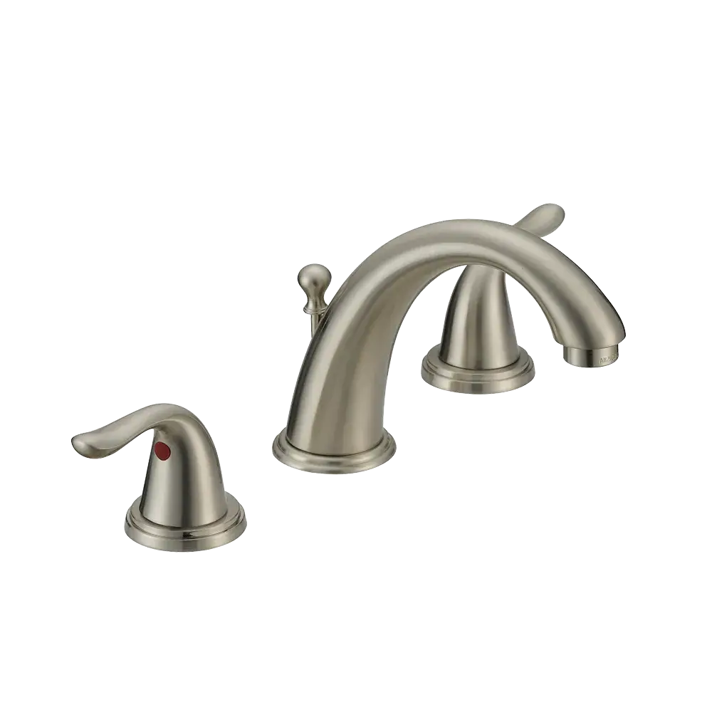 Matco-Norca BL-480BN Builder Light Two Handle 8" Widespread Lavatory Faucet, Brushed Nickel