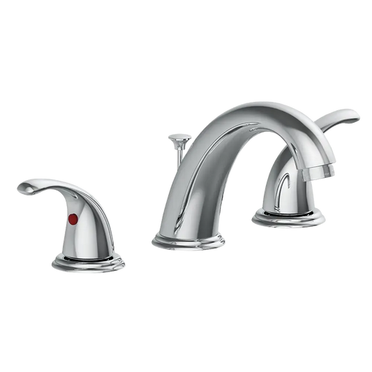 Matco-Norca BL-481C Builder Light Two Handle 8" Widespread Lavatory Faucet, Chrome