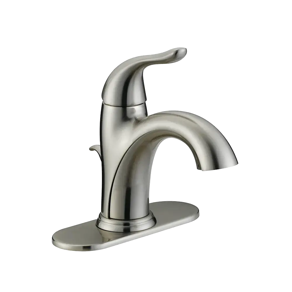 Matco-Norca BL-500BN Builder Light Single Handle Lavatory Faucet, Brushed Nickel