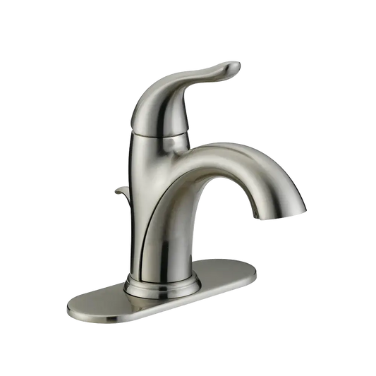 Matco-Norca BL-500BN Builder Light Single Handle Lavatory Faucet, Brushed Nickel