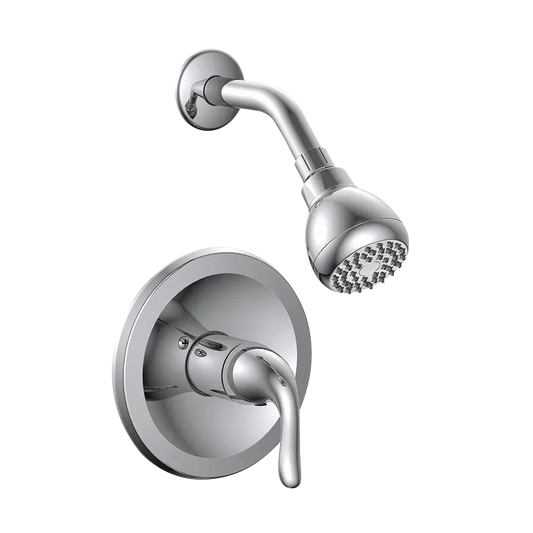 Matco-Norca BL-720CDJP Builder Light Single Control Shower Trim Only, Job Pack, Chrome