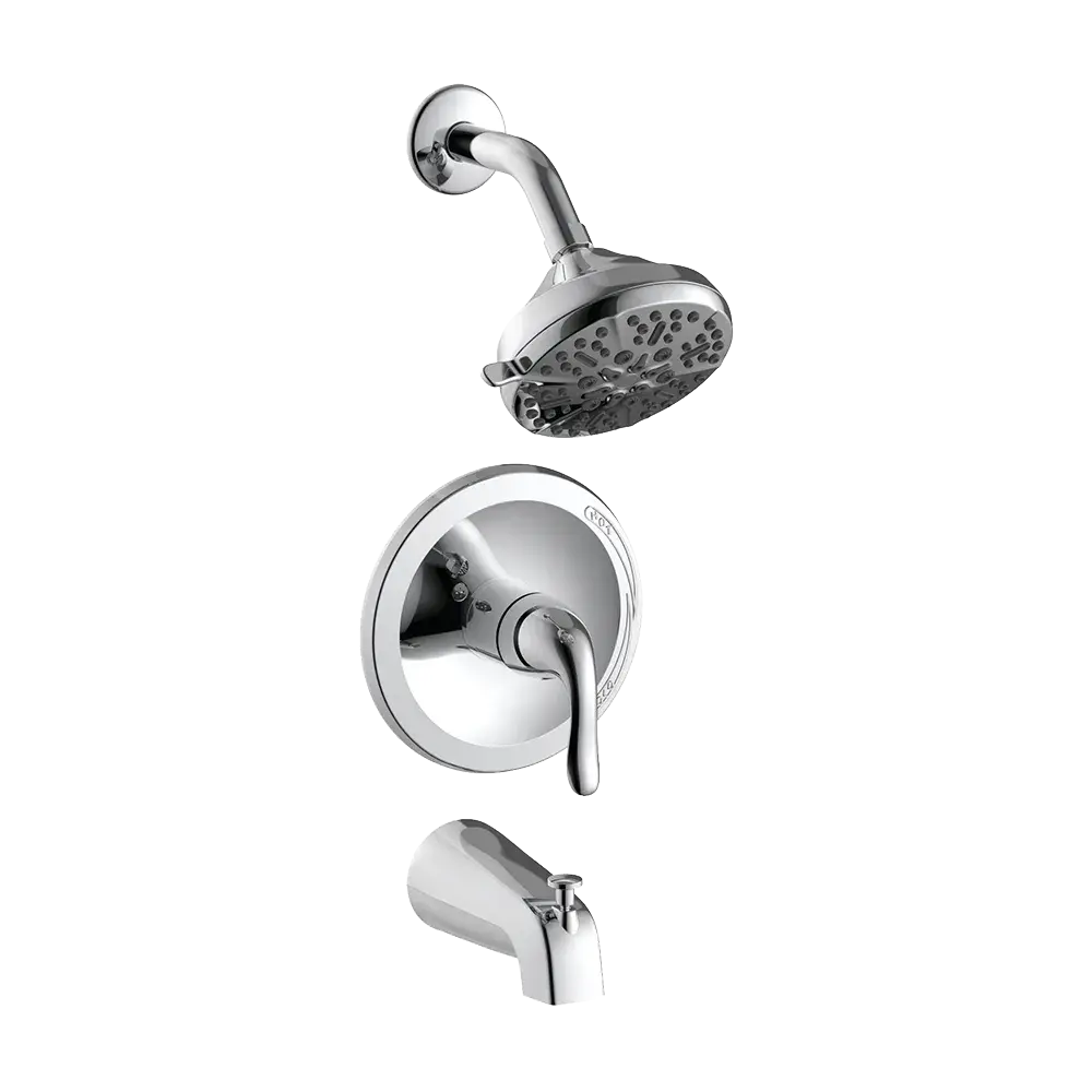 Matco-Norca BL-731CJP Builder Light Single Control Tub & Shower Trim, Slip On Diverter, Job Pack, Chrome