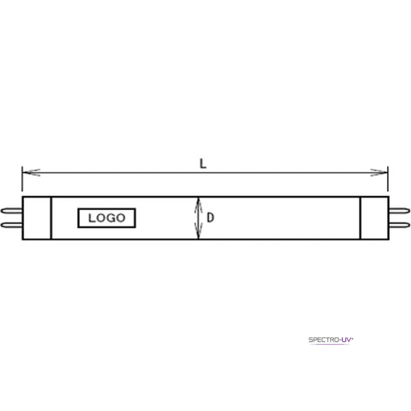 Spectro-UV BLE-1800B 15W 366 nm BLB Tube for NDT – Compatible with Model XX-15A