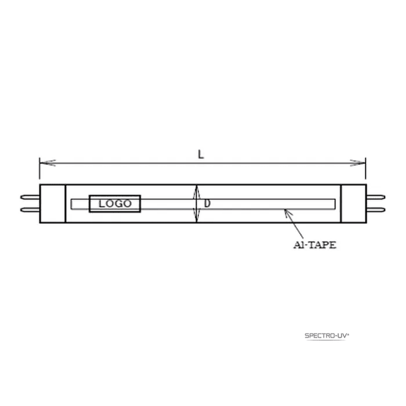 Spectro-UV BLE-7900B 40W Blacklight Tube - 365nm UV for Model XX-40