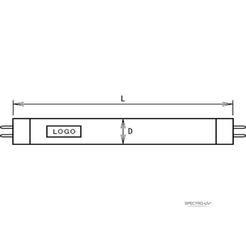 Spectro-UV BLE-8T254 8 Watt 254 nm Tube (For Model ENF-280/12H, ENF-280C, XL-1000)