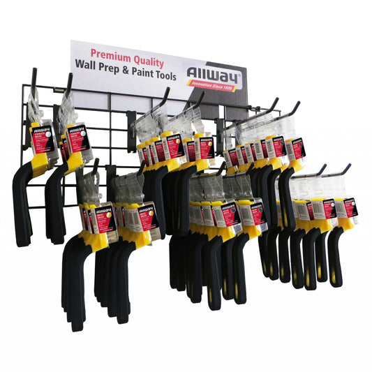 Allway BM6 60-Piece Stripping Brush Merchandiser