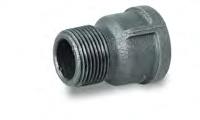 Everflow BMEP0200  2" Extension Piece Black Malleable