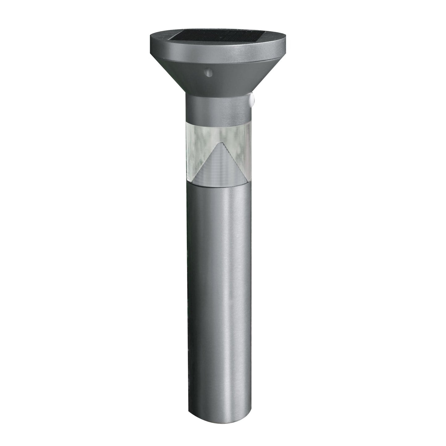 Feit Electric BOLLARD/SYNC/SOL/NK 12 in. OneSync Landscape Nickel Solar Bollard Light