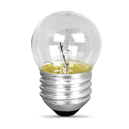 Feit Electric BP71/2S/RP 7 1/2W Soft White (2700K) S11 E26 Base Dimmable Clear Incandescent Night Light