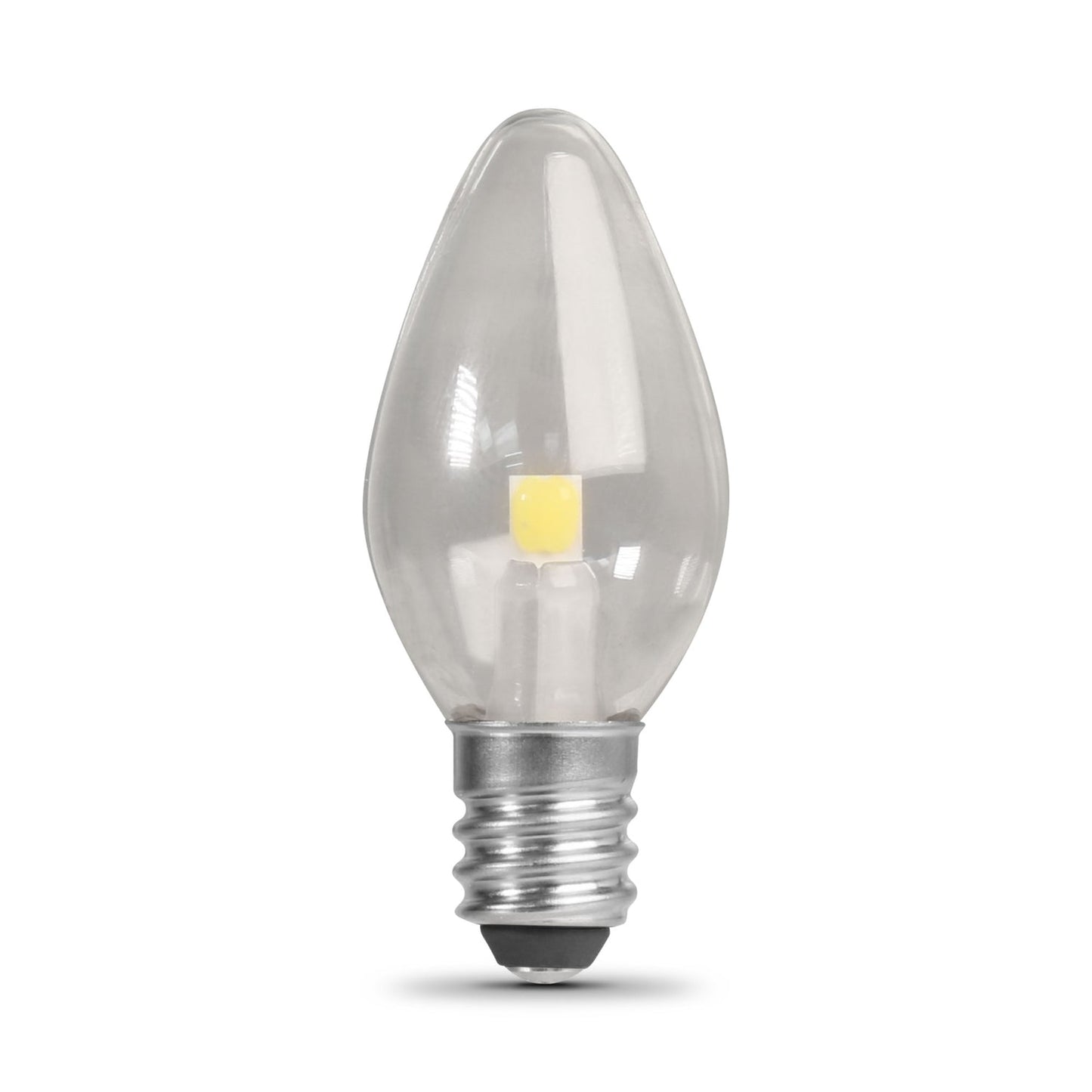 Feit Electric BP7C7/827/LED/2/HDRP 0.6W (7W Replacement) Soft White (2700K) C7 Special Use LED Light Bulb (2-Pack)