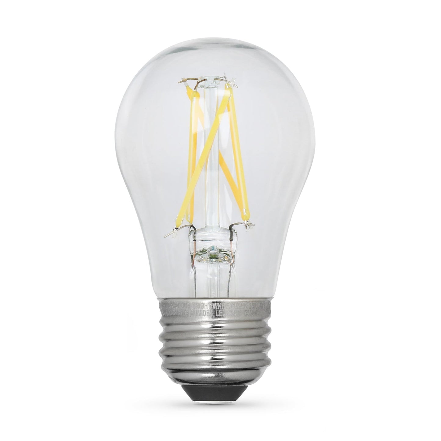 Feit Electric BPA1560930CAFIL/2/RP 8W (60W Replacement) Bright White (3000K) A15 Dimmable Enhance Glass Filament LED (2-Pack)