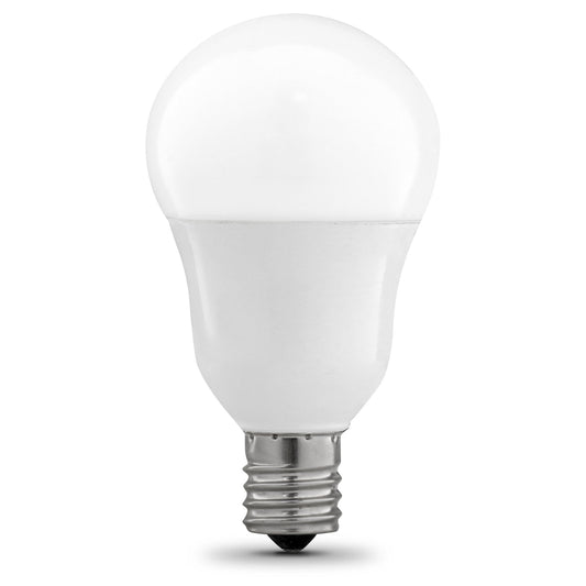 Feit Electric BPA1560N/930CA/2 8.3W (60W Replacement) Bright White (3000K) A15 (E17 Base) Frosted Enhance LED Light Bulb (2-Pack)