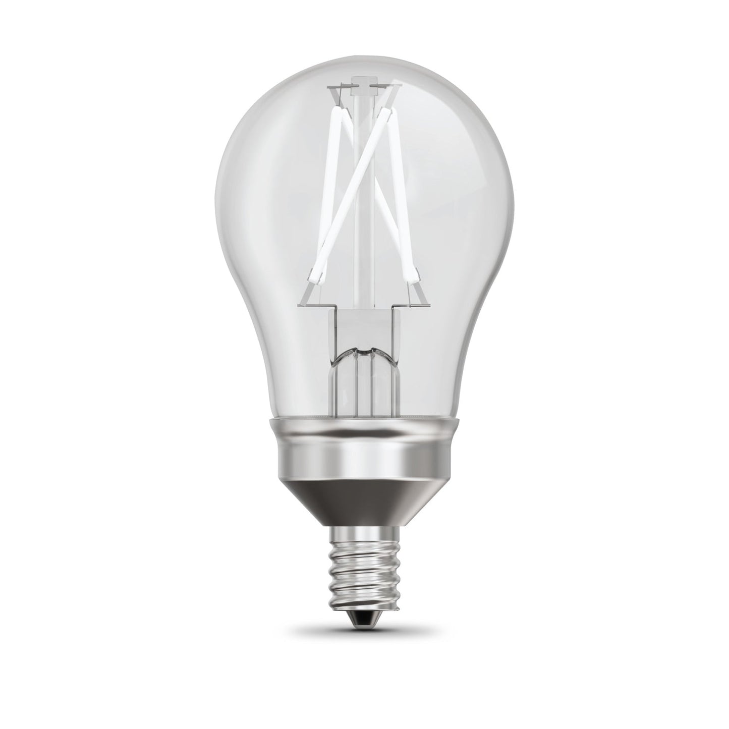 Feit Electric BPA1575C927CAWFIL/2 8W (75W Equivalent) Soft White (2700K) A15 E12 Base Exposed White Filament LED Light Bulb (2-Pack)