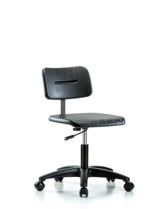 Blue Ridge Ergonomics BPDHCH-RG-RC Core Polyurethane Chair - Desk Height with Casters