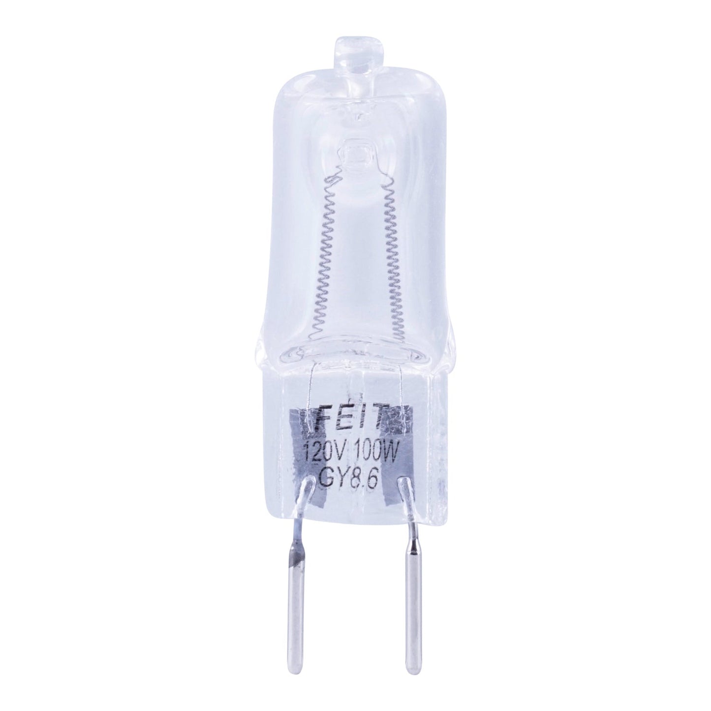 Feit Electric BPQ100/8.6/CAN 100W Warm White (3000K) GY8.6 Base T4 Dimmable Halogen Light Bulb