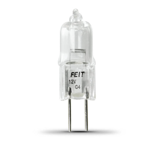 Feit Electric BPQ20T3/RP 20W Bright White (2700K) Bi-Pin G4 Base (T3 Replacement) Halogen Replacement Light Bulb