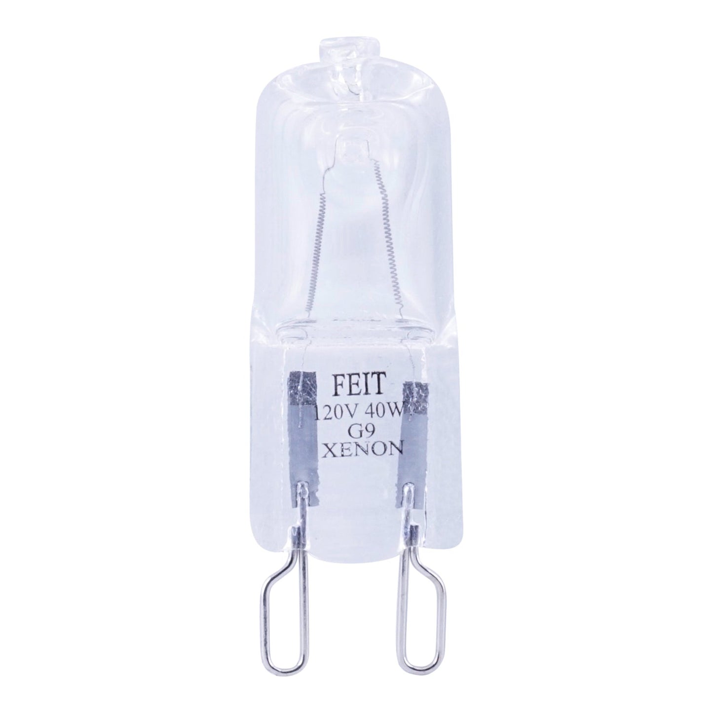 Feit Electric BPXN40/G9/2 40W Bright White (3000K) G9 Base (T4 Replacement) Xenon Light Bulb (2-Pack)