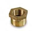 Everflow BRBU0343-NL  3/4 x 1/2 Hex Bushing Lead Free Brass