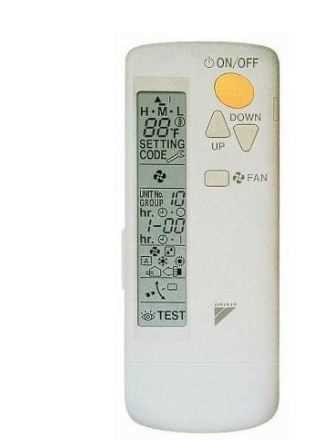 Daikin BRC082A42S VISTA Wireless Remote Controller (Silver)