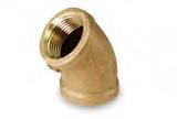 Everflow BRFL0034-NL  3/4" Elbow 45 Lead Free Brass