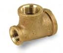 Everflow BRRT1008-NL  1" x 3/4" x 3/4" Reducing Tee - 3 S