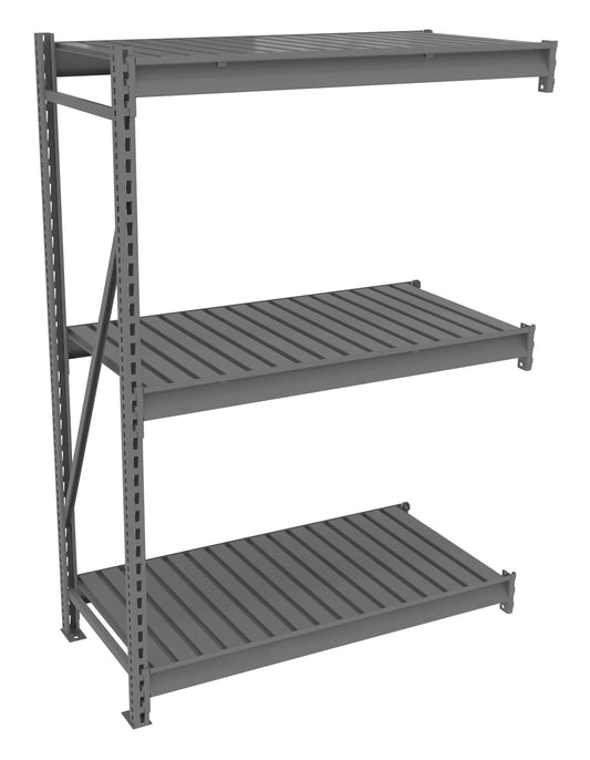 Tennsco BU-482472CA Bulk Storage Rack Adder Unit With Corrugated Decking