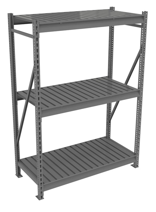 Tennsco BU-482472CS Bulk Storage Rack Starter Unit With Corrugated Decking