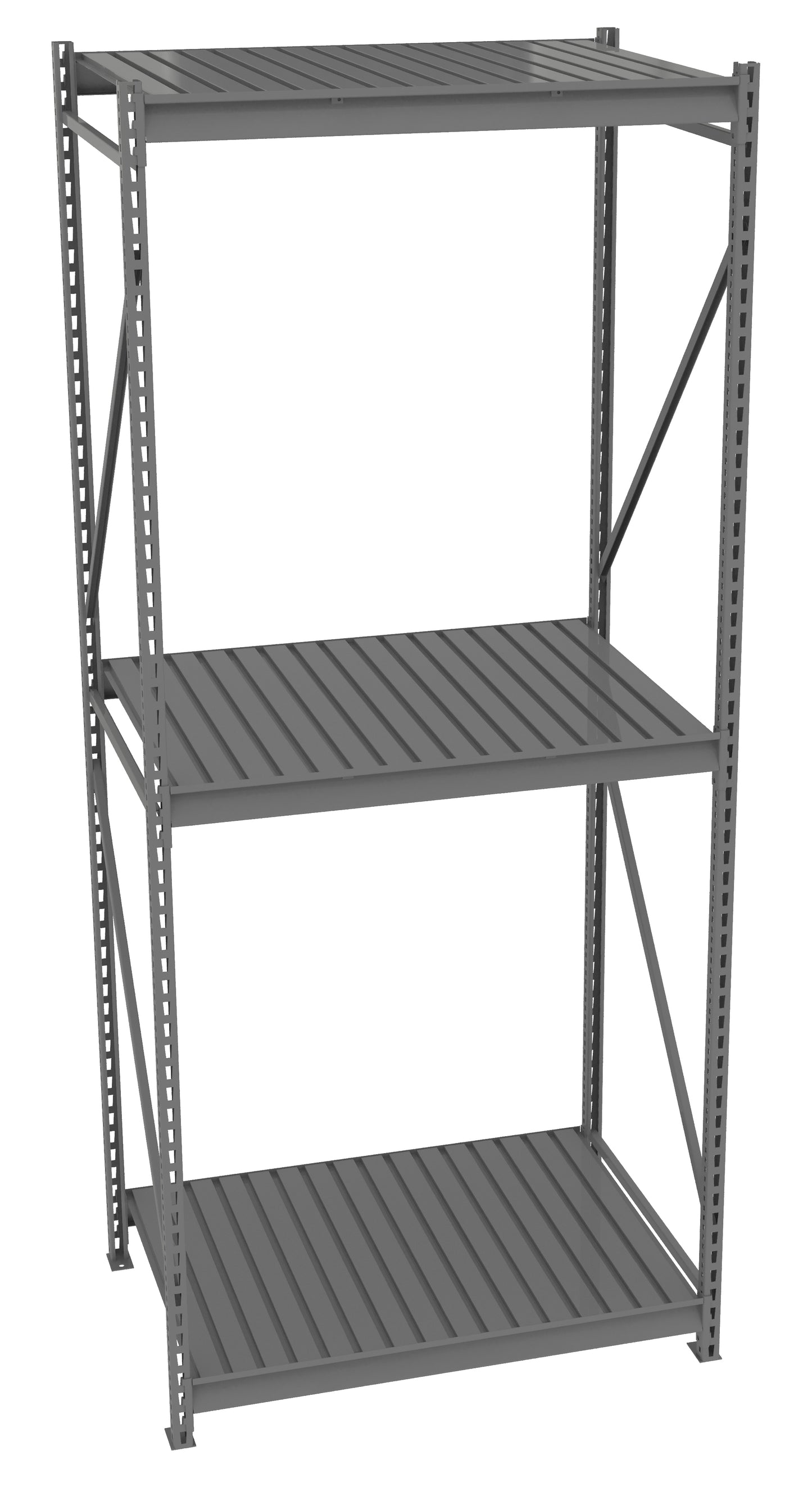 Tennsco BU-4836120CS Bulk Storage Rack Starter Unit With Corrugated Decking