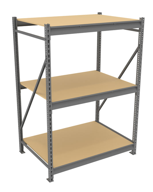 Tennsco BU-483672PS Bulk Storage Rack Starter Unit With Particleboard Decking