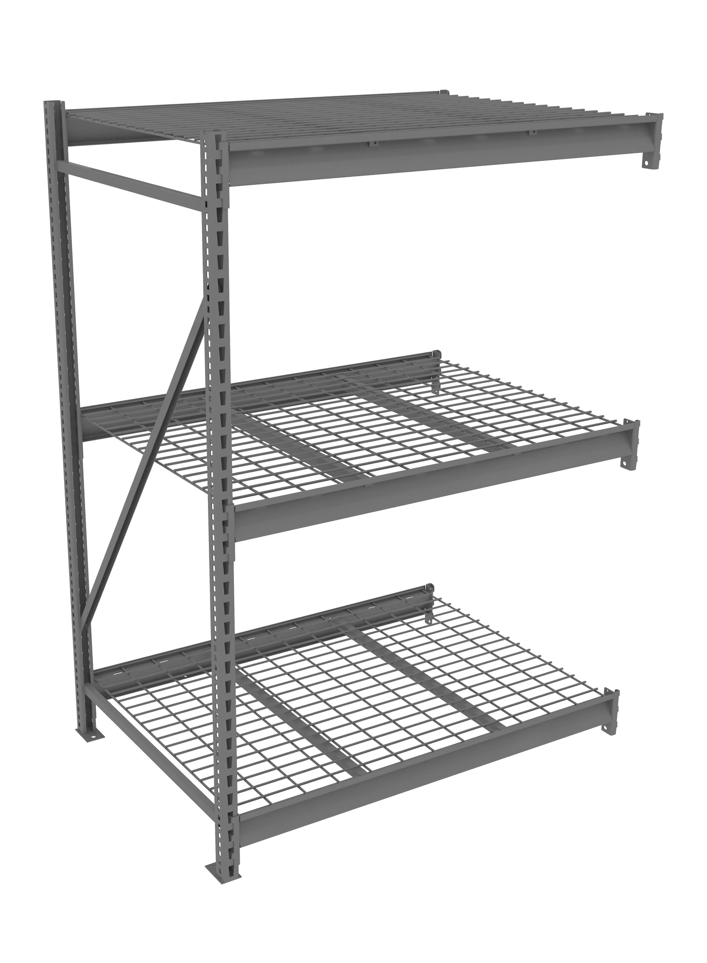 Tennsco BU-483672WA Bulk Storage Rack Adder Unit With Wire Decking