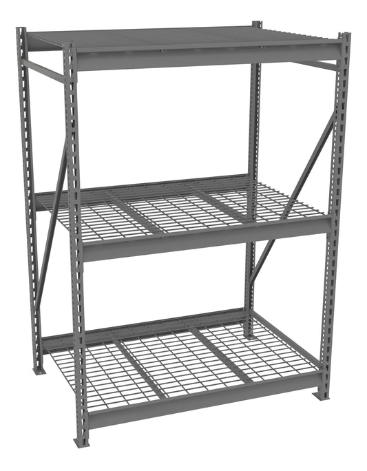 Tennsco BU-483672WS Bulk Storage Rack Starter Unit With Wire Decking