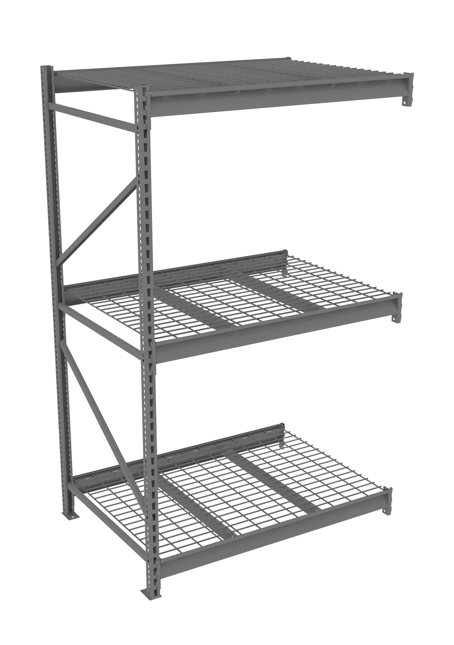 Tennsco BU-483684WA Bulk Storage Rack Adder Unit With Wire Decking